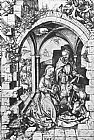 Martin Schongauer Famous Paintings - The Nativity